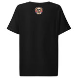 Women’s organic ribbed neck t-shirt  | Hund Good Vibes 2