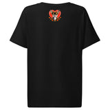 Women’s organic ribbed neck t-shirt | DOG LOVE 2