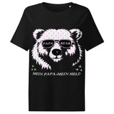 Women’s organic ribbed neck t-shirt | PAPA BEAR 1