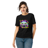 Women’s organic ribbed neck t-shirt | DJ PANDE 21