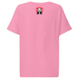 Women’s organic ribbed neck t-shirt | Panda Liebe 10