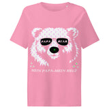 Women’s organic ribbed neck t-shirt | PAPA BEAR 5