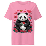 Women’s organic ribbed neck t-shirt | PANDO LOVE 6