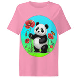 Women’s organic ribbed neck t-shirt  | PANDE BLUME LIEBE 9