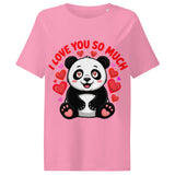Women’s organic ribbed neck t-shirt | Panda Liebe 9