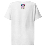Women’s organic ribbed neck t-shirt | PANDA SONYA 16