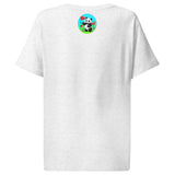 Women’s organic ribbed neck t-shirt  | PANDE BLUME LIEBE 16