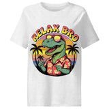 Women’s organic ribbed neck t-shirt | BRO RELAX 15