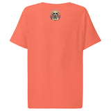 Women’s organic ribbed neck t-shirt  | Hund Good Vibes 8