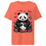 Women’s organic ribbed neck t-shirt | PANDO LOVE 5