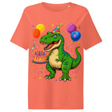 Women’s organic ribbed neck t-shirt  | DINO GEBURTSTAG!! 7