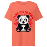 Women’s organic ribbed neck t-shirt | Panda Liebe 7