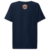 Women’s organic ribbed neck t-shirt  | Hund Good Vibes 4