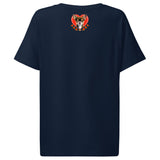 Women’s organic ribbed neck t-shirt | DOG LOVE 4