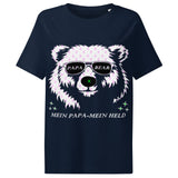 Women’s organic ribbed neck t-shirt | PAPA BEAR 2