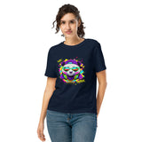 Women’s organic ribbed neck t-shirt | DJ PANDE 23