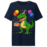 Women’s organic ribbed neck t-shirt  | DINO GEBURTSTAG!! 3