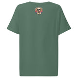 Women’s organic ribbed neck t-shirt  | Hund Good Vibes 6
