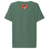 Women’s organic ribbed neck t-shirt | DOG LOVE 6