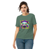 Women’s organic ribbed neck t-shirt | DJ PANDE 25