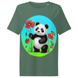 Women’s organic ribbed neck t-shirt  | PANDE BLUME LIEBE 5
