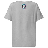 Women’s organic ribbed neck t-shirt | PANDA PLANET 14