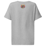 Women’s organic ribbed neck t-shirt  | Hund Good Vibes 14