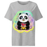 Women’s organic ribbed neck t-shirt | PANDE LIEBE 13