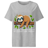 Women’s organic ribbed neck t-shirt | LUSITIGE FAULTIER 7