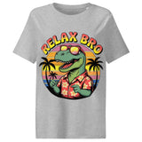 Women’s organic ribbed neck t-shirt | BRO RELAX 13