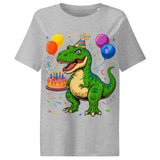 Women’s organic ribbed neck t-shirt  | DINO GEBURTSTAG!! 13