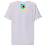 Women’s organic ribbed neck t-shirt  | PANDE BLUME LIEBE 12