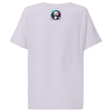 Women’s organic ribbed neck t-shirt | PANDA PLANET 12