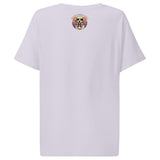 Women’s organic ribbed neck t-shirt  | Hund Good Vibes 12