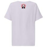 Women’s organic ribbed neck t-shirt | Panda Liebe 12