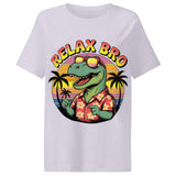 Women’s organic ribbed neck t-shirt | BRO RELAX 11