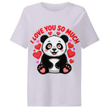 Women’s organic ribbed neck t-shirt | Panda Liebe 11