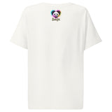 Women’s organic ribbed neck t-shirt | PANDA SONYA 18