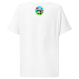 Women’s organic ribbed neck t-shirt  | PANDE BLUME LIEBE 20