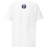Women’s organic ribbed neck t-shirt | PANDA PLANET 20