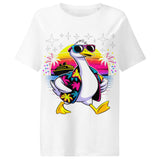 Women’s organic ribbed neck t-shirt | HANS URLAUB 19