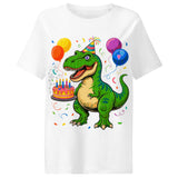 Women’s organic ribbed neck t-shirt  | DINO GEBURTSTAG!! 19